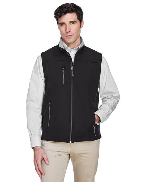 Devon & Jones D996 Men Soft Shell Vest Black at bigntallapparel