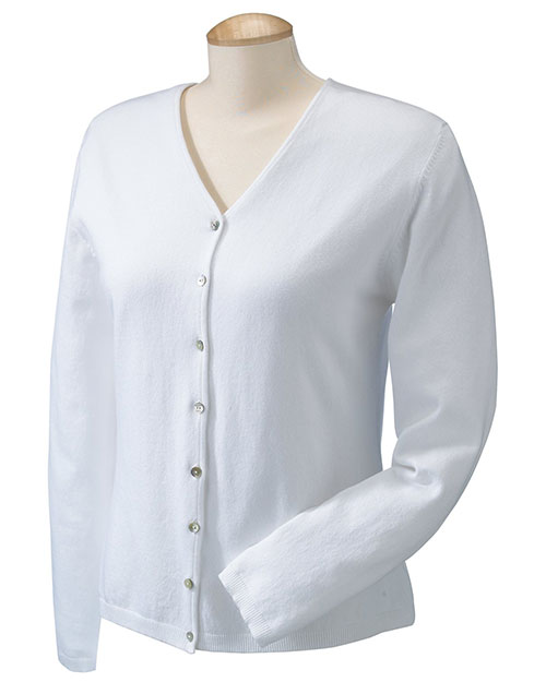 Devon & Jones Pink DP450W Women Everyday Cardigan Sweater