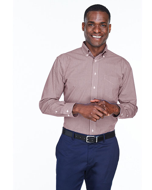 Devon & Jones D640 Men's Crown Woven Collection™ Gingham Check