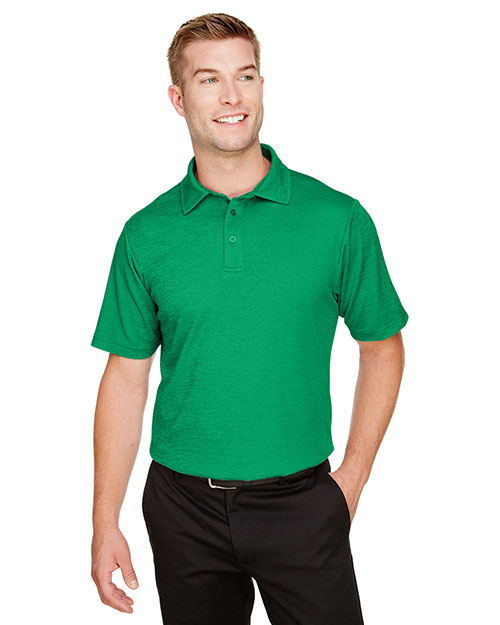 Devon & Jones DG22  CrownLux Performance™ Men's Address Melange Polo