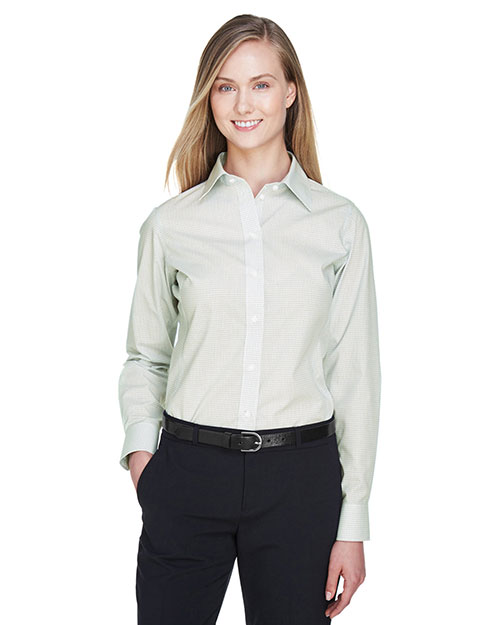 Devon & Jones DG510W  Ladies' Crown Collection® Micro Tattersall Woven Shirt