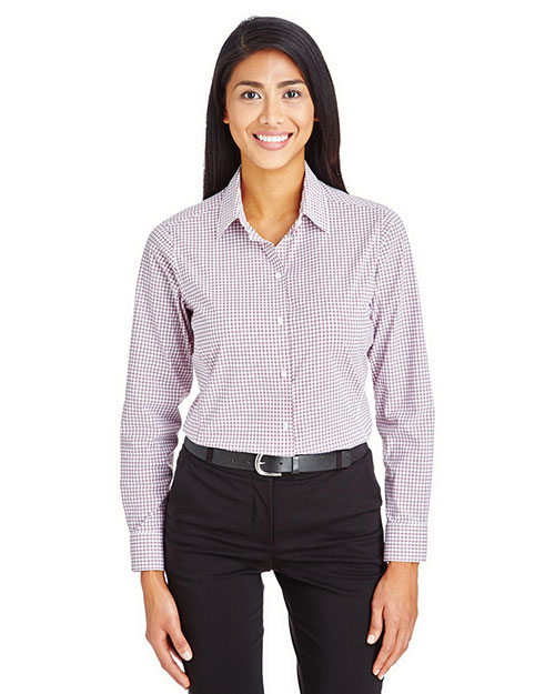 Devon & Jones DG540W Men CrownLux Performance™ Ladies' Micro Windowpane Shirt