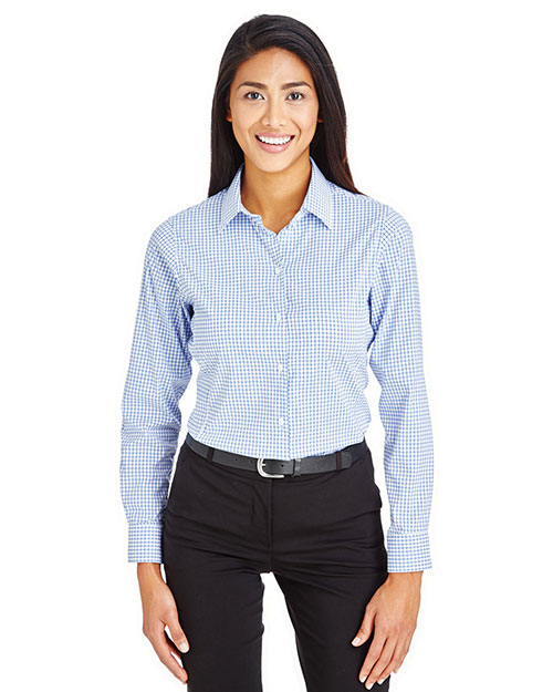 Devon & Jones DG540W Men CrownLux Performance™ Ladies' Micro Windowpane Shirt