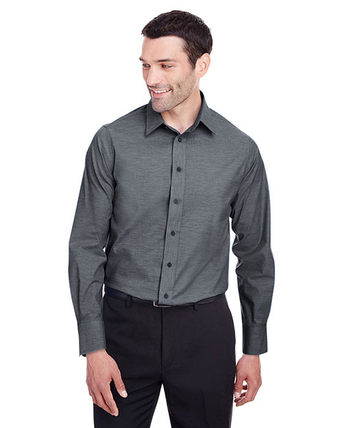 Devon & Jones DG562 Men's Crown Collection® Stretch Pinpoint Chambray Woven Shirt