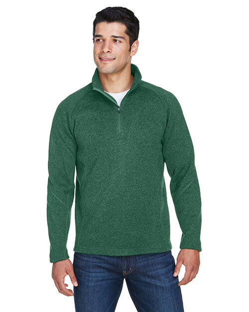 Devon & Jones DG792 Men Adult Bristol Sweater Fleece Quarter-Zip