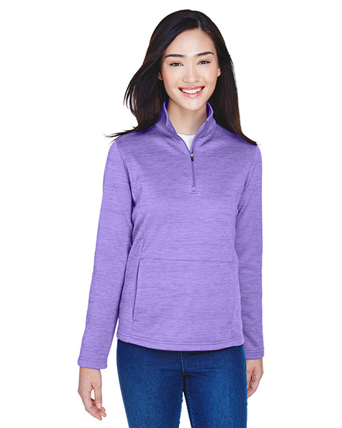 Devon & Jones DG798W Ladies' Newbury Mélange Fleece Quarter-Zip