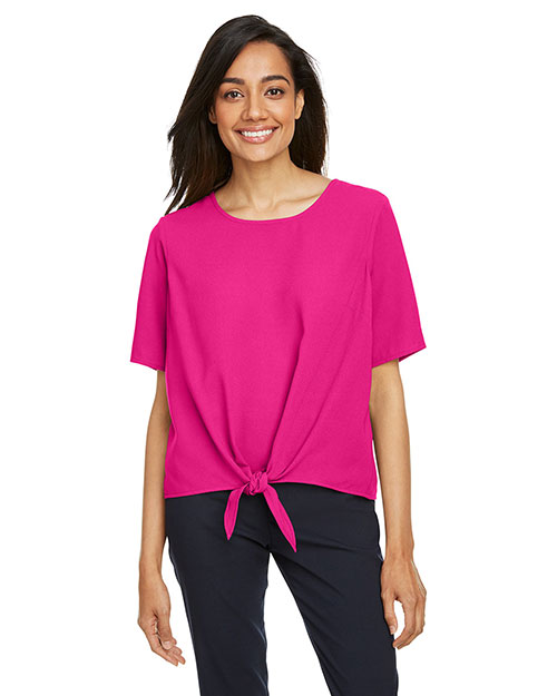 Devon & Jones DP617W Ladies' Perfect Fit™ Tie-Front Blouse