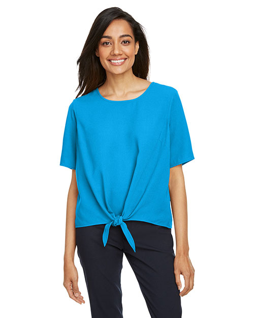 Devon & Jones DP617W Ladies' Perfect Fit™ Tie-Front Blouse