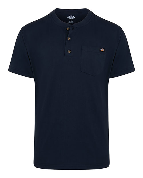 Dickies WS51 Men's Heavyweight Traditional Short Sleeve Henley
