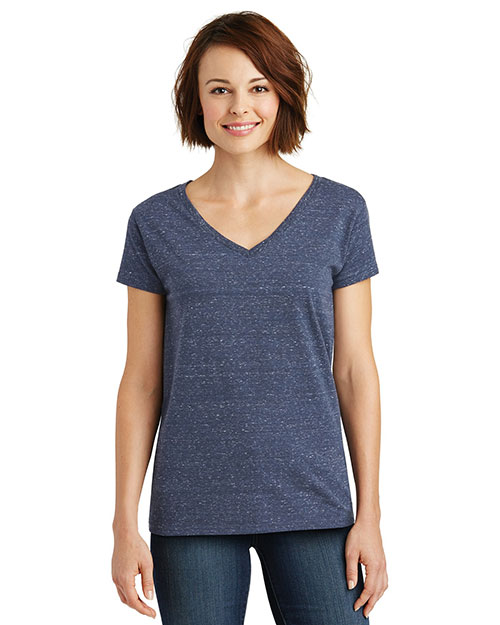  District Women's Cosmic V-Neck Tee. DM465
