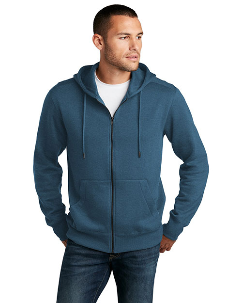 District Perfect Weight Fleece Full-Zip Hoodie DT1103