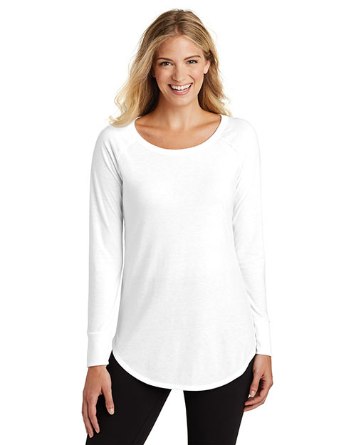 District Women's Perfect Tri Long Sleeve Tunic Tee. DT132L