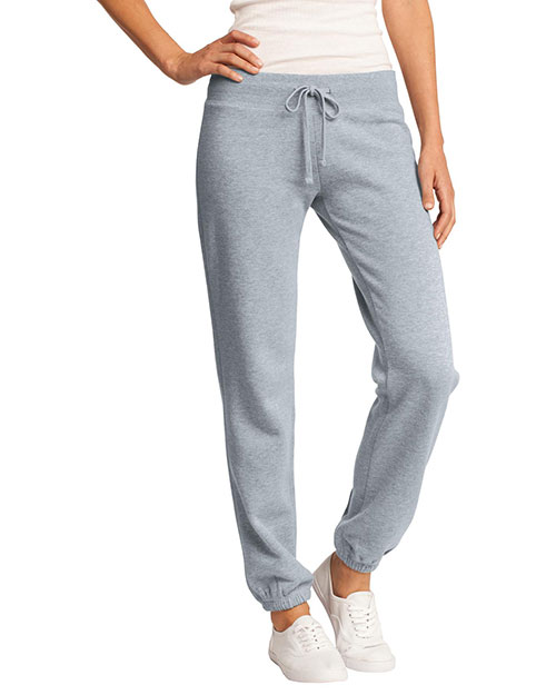 District Threads DT294 Womenjuniors Core Fleece Pant Athletic Hthr at bigntallapparel