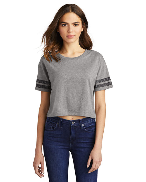 District Women's Scorecard Crop Tee DT488
