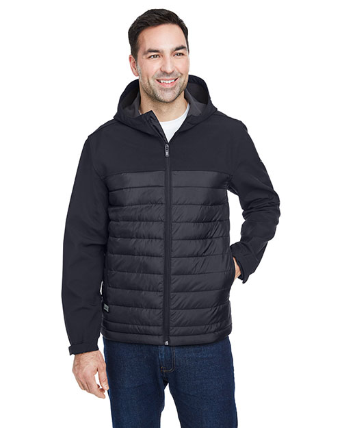 Dri Duck 5324 Men's Pinnacle Puffer Body Softshell Hooded Jacket