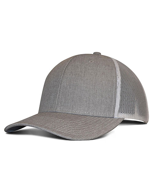 Fahrenheit F211 Heathered Cotton Polyester Trucker Hat
