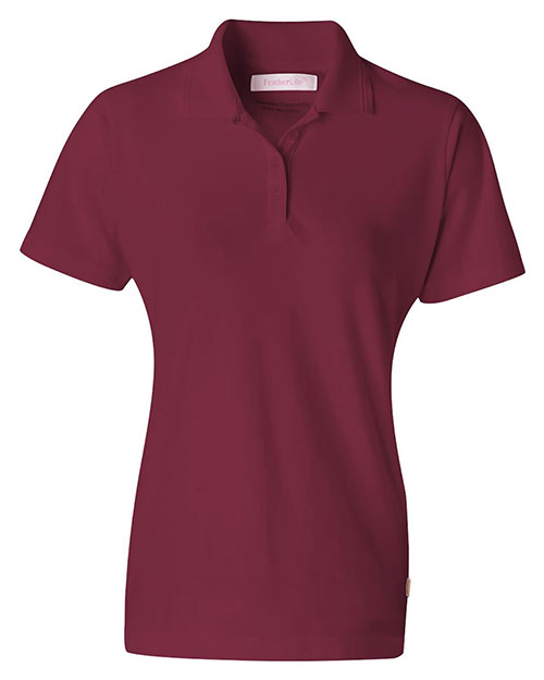 FeatherLite 5330  Women's Platinum Piqué Polo