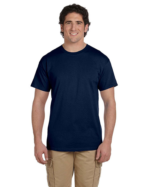 Fruit Of The Loom 3931 Men   5.4 Oz. Heavy Cotton T-Shirt J Navy at bigntallapparel