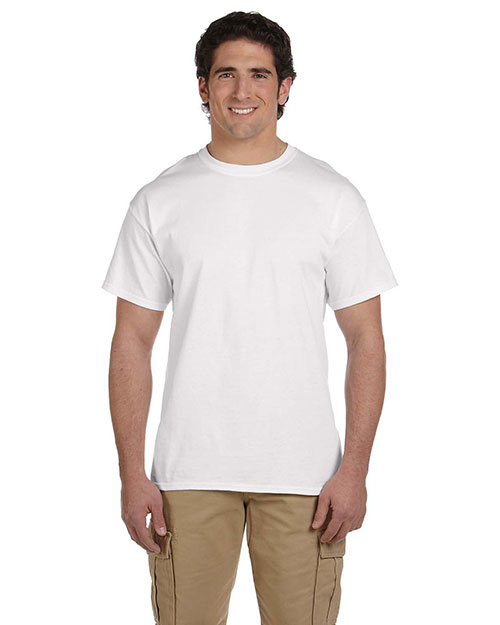 Fruit Of The Loom 3931 Men   5.4 Oz. Heavy Cotton T-Shirt White at bigntallapparel