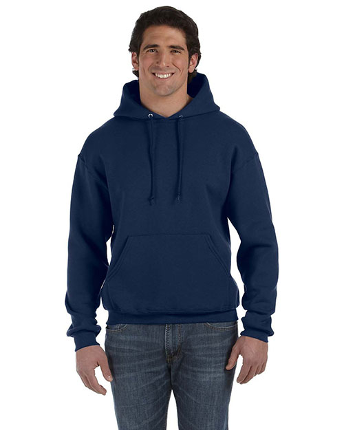 Fruit Of The Loom 82130 Men  12 Oz. Supercotton 70/30 Pullover Hood J Navy at bigntallapparel