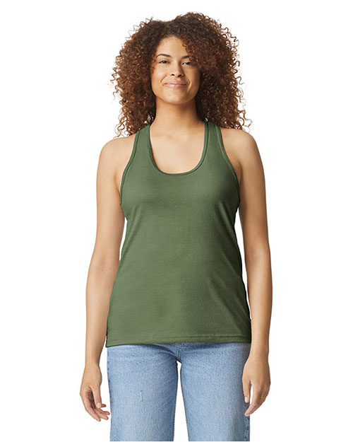 Gildan G672L  Ladies' Softstyle CVC Racerback Tank