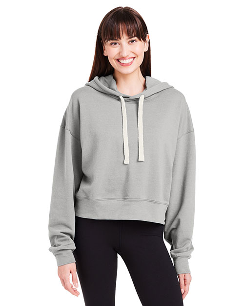 Glyder PDP1725  Ladies' Vintage Oversized Cropped Hooded Sweatshirt