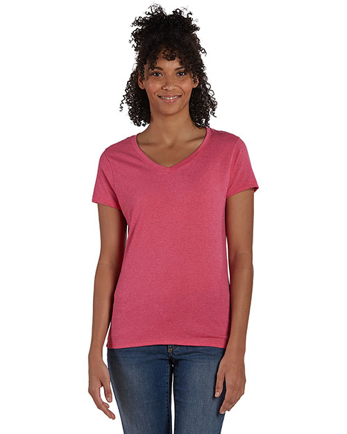 Hanes 42VT Ladies' Perfect-T Triblend V-Neck T-shirt