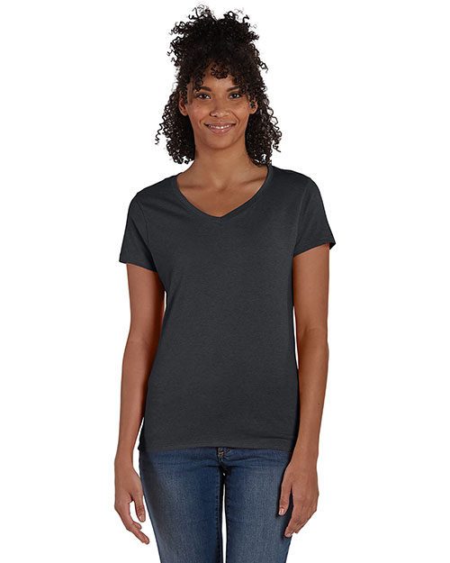 Hanes 42VT Ladies' Perfect-T Triblend V-Neck T-shirt
