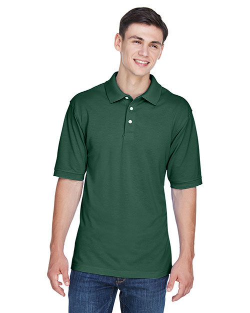 Harriton M265 Men 5 Oz Easy Blend Polo Hunter at bigntallapparel