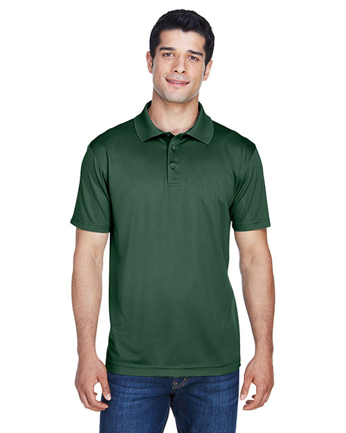 Harriton M315 Men 4 Oz Polytech Polo Dark Green at bigntallapparel