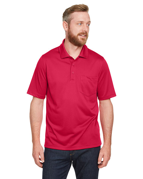 Harriton M348P  Men's Advantage Snag Protection Plus IL Pocket Polo