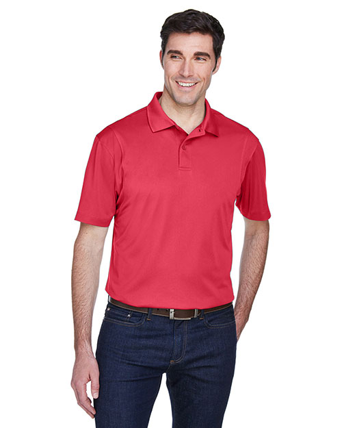 Harriton M354 Men Micro-Pique Polo Red at bigntallapparel