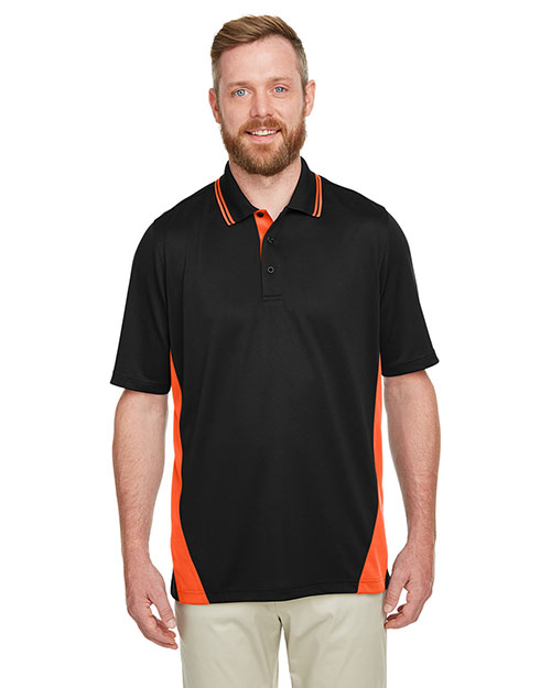 Harriton M386T  Men's Tall Flash Snag Protection Plus IL Colorblock Polo