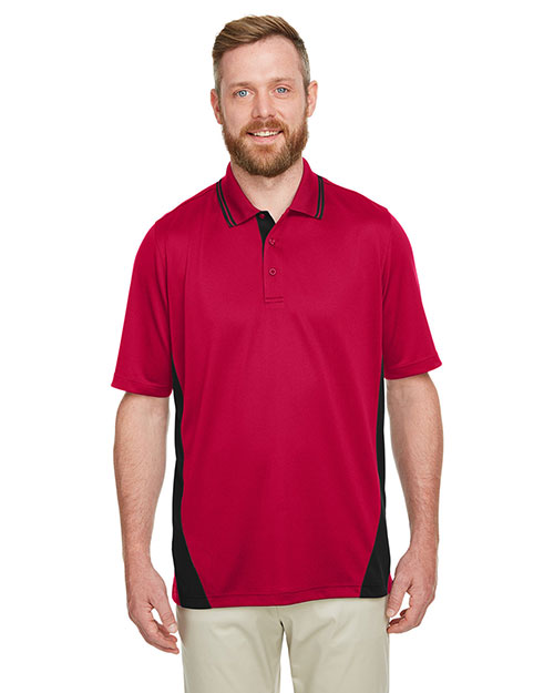 Harriton M386T Men's Tall Flash Snag Protection Plus IL Colorblock Polo