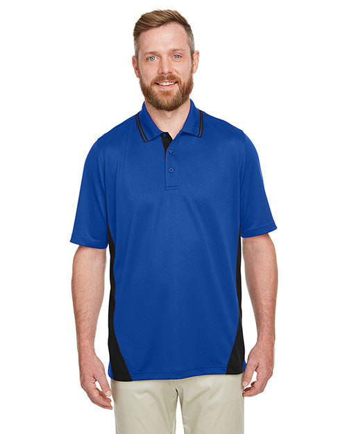 Harriton M386T Men's Tall Flash Snag Protection Plus IL Colorblock Polo