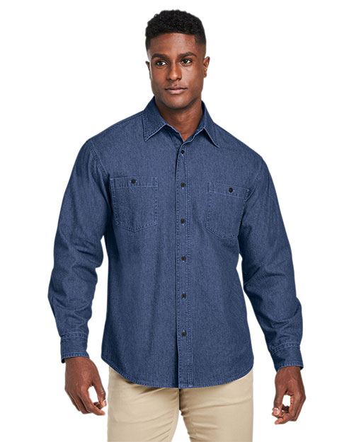 Harriton M540  Men's Denim Shirt-Jacket