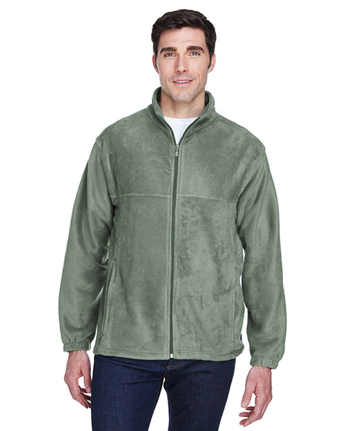 Harriton M990T  Men's Tall 8 oz. Full-Zip Fleece