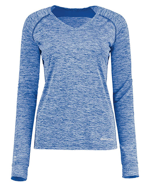 Holloway 222770 Women's Electrify CoolCore® Long Sleeve V-Neck T-Shirt