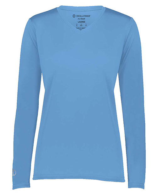 Holloway 222824 Women's Momentum Long Sleeve V-Neck T-Shirt