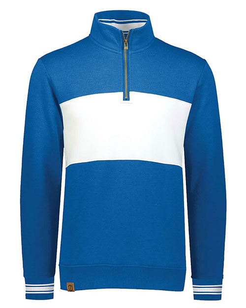 Holloway 229565 Ivy League Fleece Colorblocked Quarter-Zip Sweatshirt