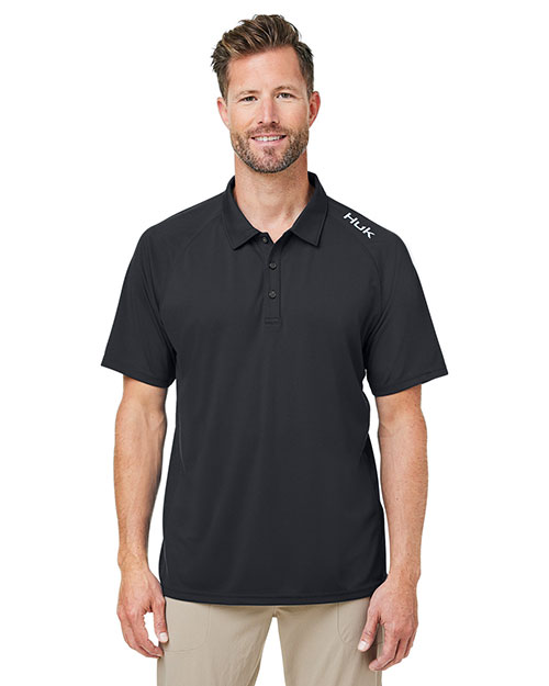 HUK H12L005  Men's Lopro Solid Performance Polo