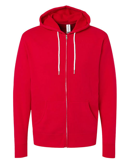 Independent Trading Co. AFX90UNZ Lightweight Full-Zip Hooded Sweatshirt