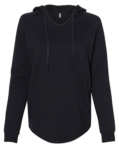 Independent Trading Co. PRM2500 Women’s Lightweight California Wave Wash Hooded Sweatshirt