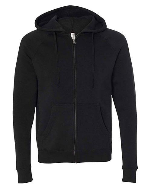 Independent Trading Co. PRM33SBZ Special Blend Raglan Full-Zip Hooded Sweatshirt