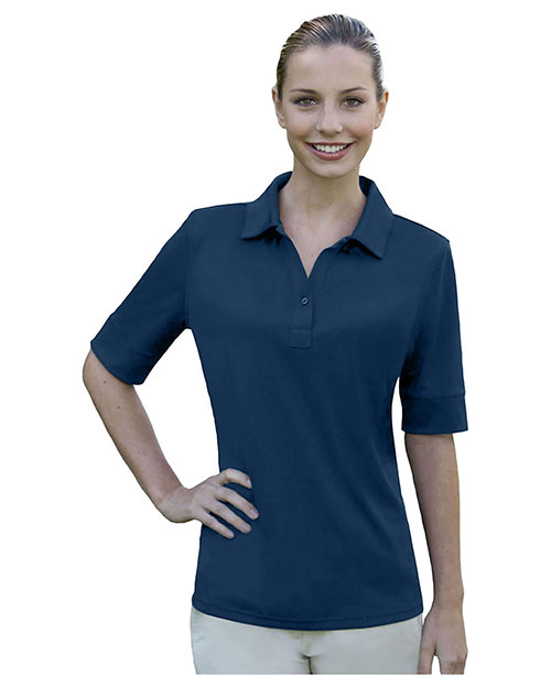 IZOD 13Z0117  Women's Solid Jersey Polo