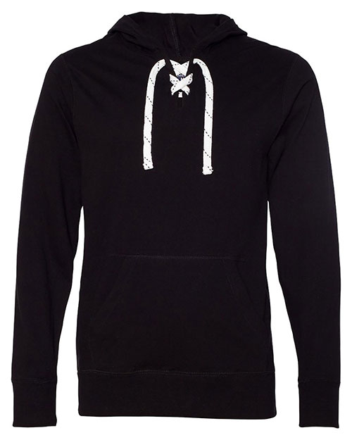 J America 8231 Jersey Sport Lace Hooded Pullover