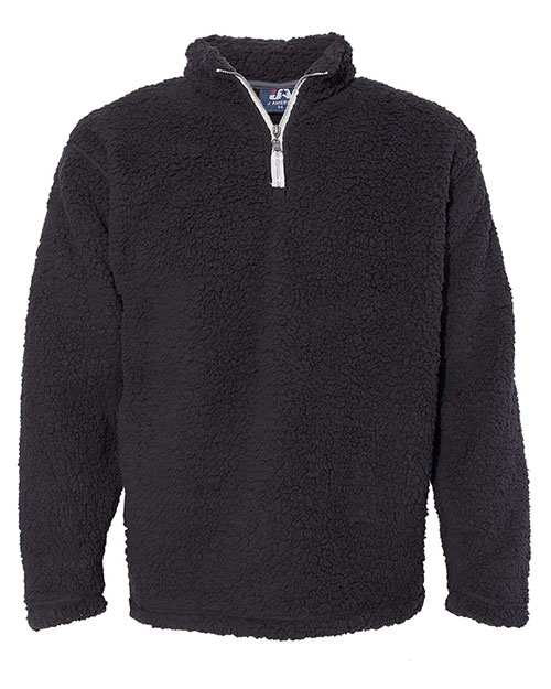J America 8454 Sherpa Quarter-Zip Pullover