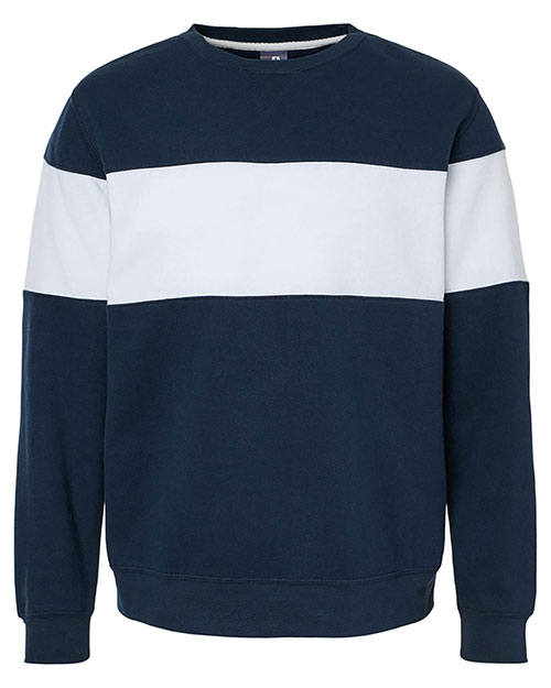 J America 8646JA  Unisex Varisity Fleece Crew