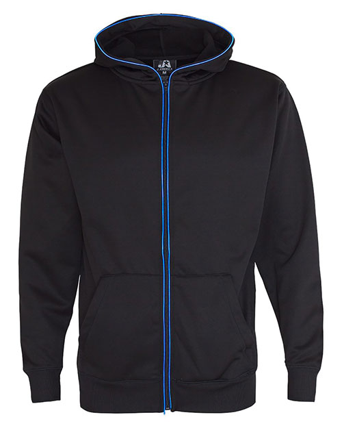 J America 8668  Glow Full-Zip Hooded Sweatshirt