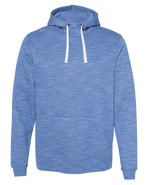 J America 8677 Mélange Fleece Hooded Sweatshirt